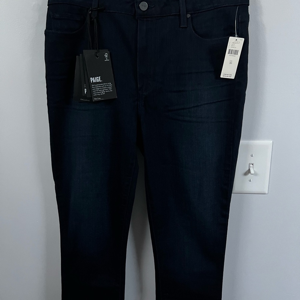 PAIGE Women’s Midnight Blue Slim Jeans
